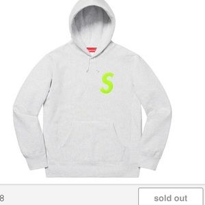 Ash Grey S Supreme Hoodie F/W2019